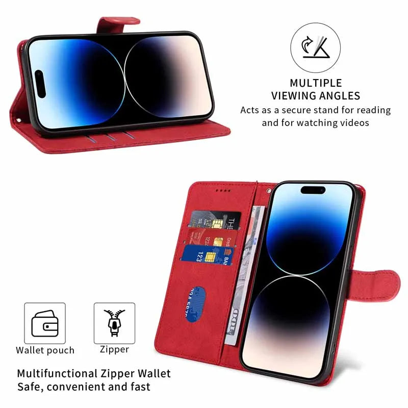 Wallet Case For Samsung A15 A25 A35 A55 5G Flip Leather Stand Card Book Coque for Galaxy A05 A05S M15 M35 M55 M 35 Phone Cover 