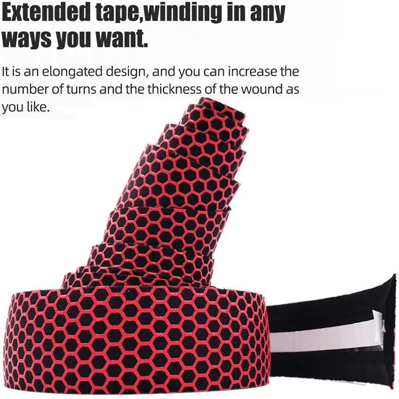 1Pair Road Bike Handlebar Tape Anti Slip Silica Gel Handlebar Tape Shock Absorption Cycling Bar Tape Bicycle Accessories