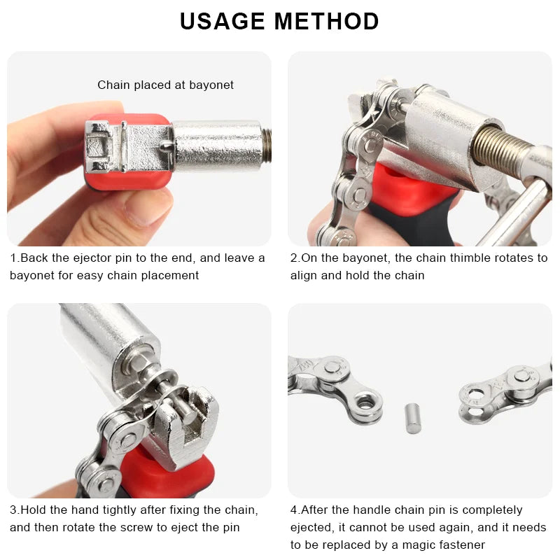Bicycle Chain Pin Remover Bike Link Breaker Splitter For Cycle Repair Tool Mini MTB Chain Extractor Cutter Device Accessories