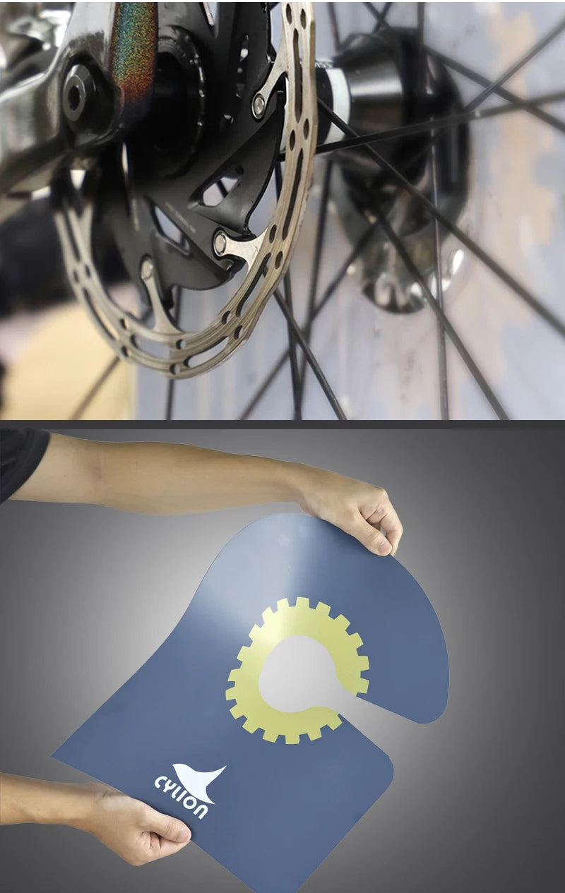 Bicycle Motorcycle Washing Disc Brake Cleaning Protection Cover Anti Grime Guard Wheel Cover For Road MTB Mountain Bike