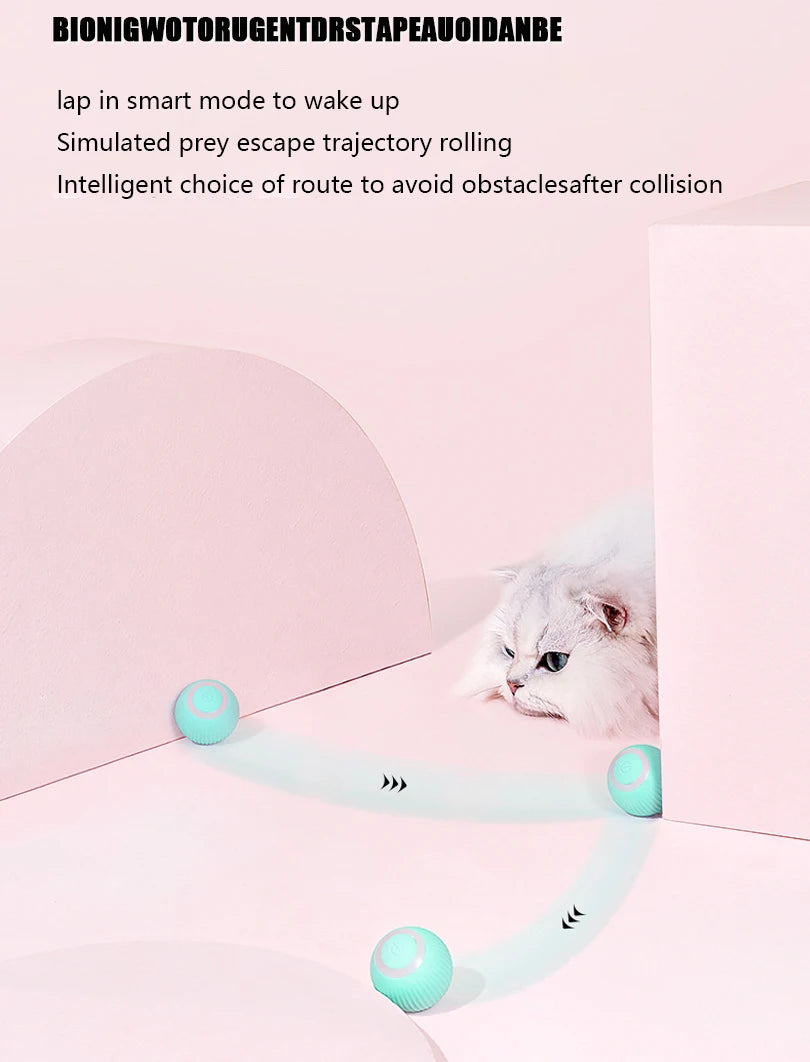 Pet Gravity Cat Smart Interactive Car Toy Automatic Moving Remote Mouse Indoor Kitty Ball Toys Controlled Car for Dogs Playing