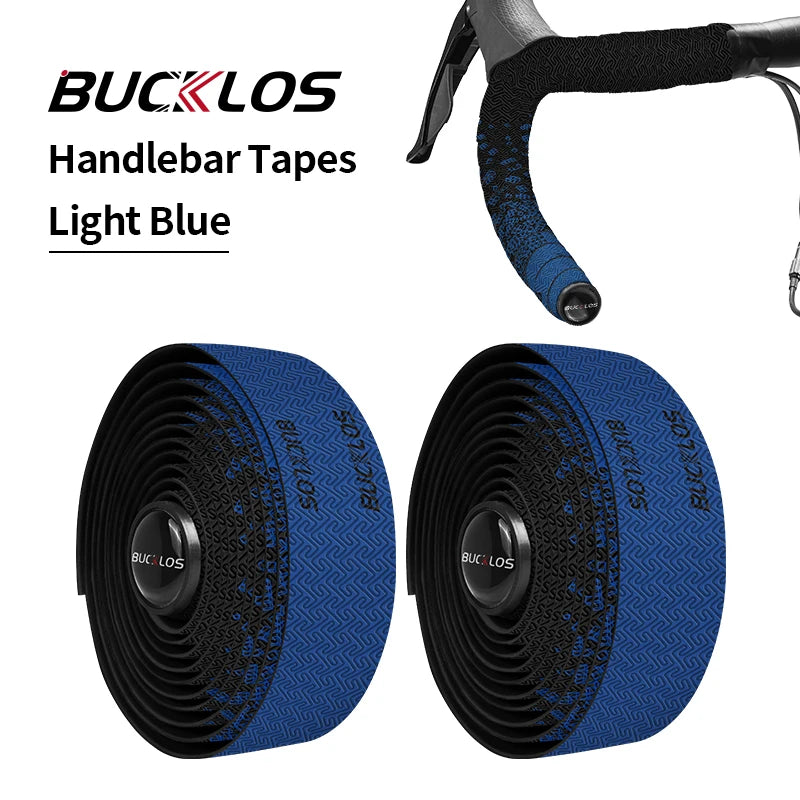 BUCKLOS Bicycle Handlebar Tape Comfortable Anti Slip Bike Handle Bartape Strap Shock Absorbing Road Racing Cycling Grip Tapes