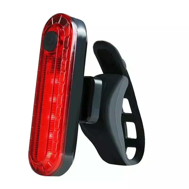 2PCS Bike Taillights USB Rechargeable Rear Lamp Ultra Bright Tail Light 220mAh LED Waterproof Riding Warning Red Bicycle Light