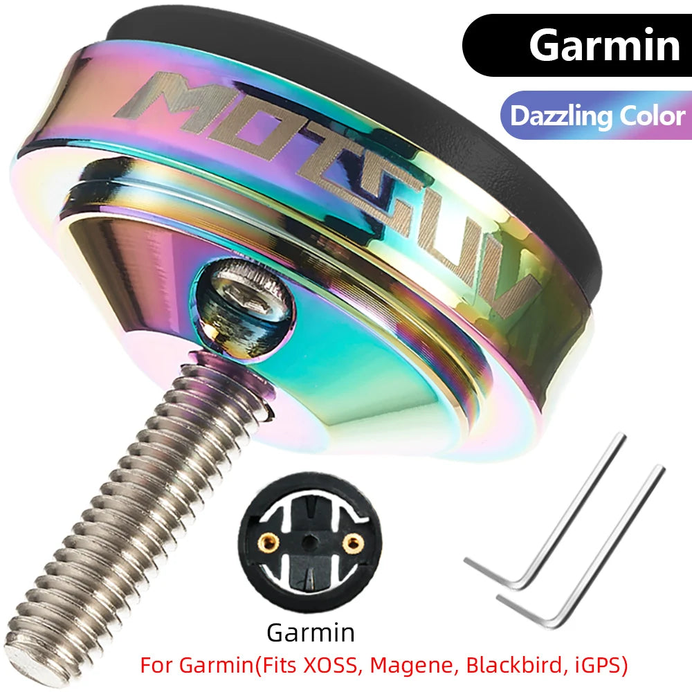 MOTSUV Bicycle Computer Mount Stem Garmin Bryton Wahoo Holder Cycling Stopwatch GPS Speedometer Bracket MTB Bike Accessories