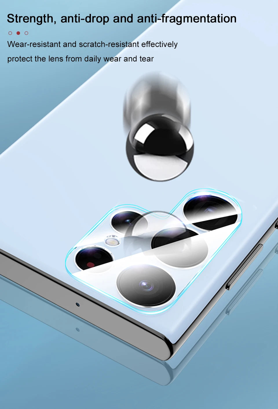 5 PCS 3D Camera Protector Glass For Samsung S25 S24 S23 S22 Ultra Plus S24 FE Lens Protective Glass Film For Samsung A56 A36 A16