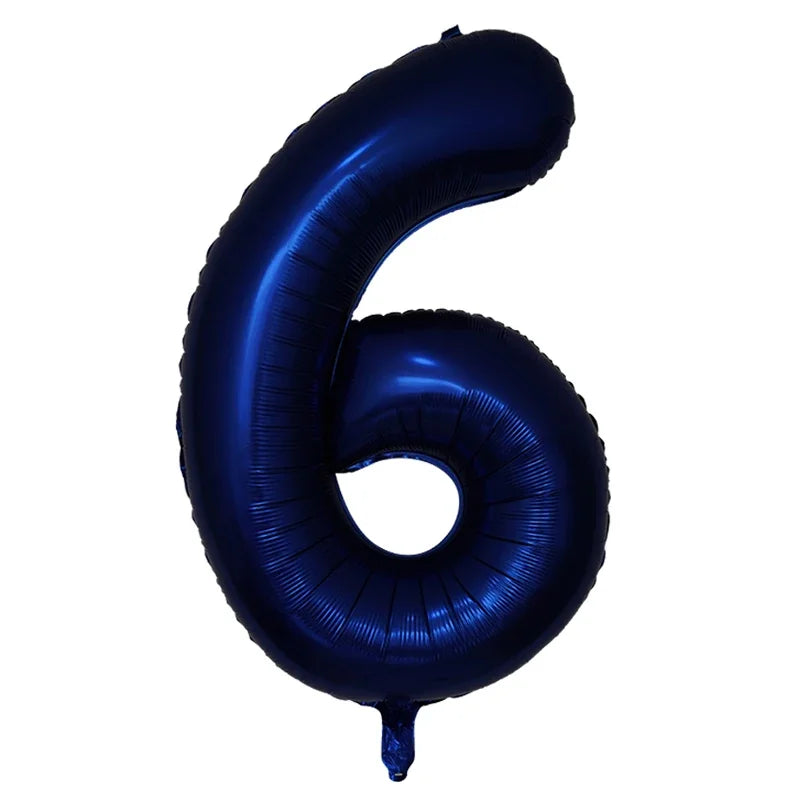 40inch Navy Blue Number Balloon Digital 0 To 9 Helium Balloons Birthday Party Decoration Inflatble Air Ballon Wedding Supplies