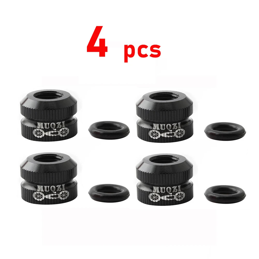1~8pcs Tire Valve Nut Bike Vacuum Tire Presta Valve Screw Bicycle Valve Cover Tools Cycling Tire Repair MTB Bike Accessories