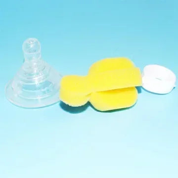 3pcs/lot Bottle Brush Sponge Rotation Baby Pacifier Cup Nipple Cleaning Brushes Set Handheld Soft Head Goupillon De Nettoyage