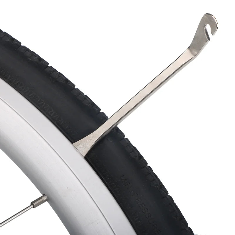 3Pcs Bike Tire Lever Stainless Steel Mountain Road Bicycle Wheel Remover Outdoor Cycling Repair Tool Mtb Tire Lever Pry Up Tool