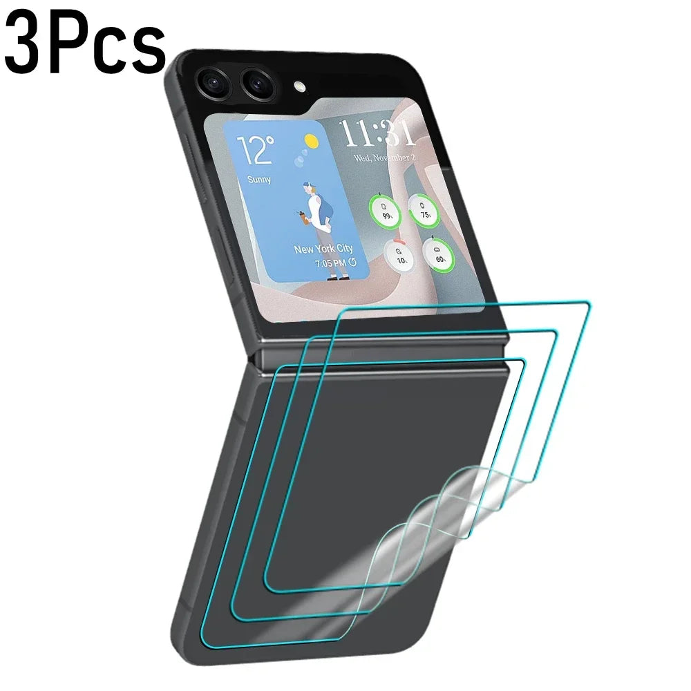 Flip6 Flip5 Hydrogel Film For Samsung Galaxy Z Flip 6 5 5G Hinge Protective Soft Anti-scratch Screen Protector For ZFlip6 ZFlip5