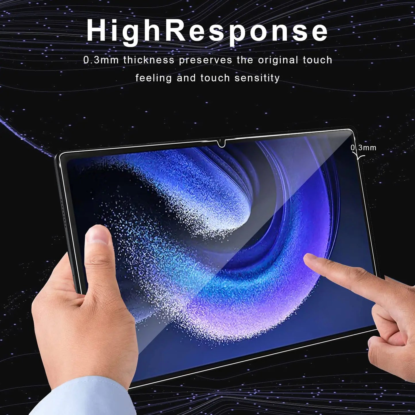 Protective Film for Xiaomi Pad 6 / 6 Pro (11 inch) 2023 Screen Protector with Camera Tempered Glass 9H hardness Anti-scratch