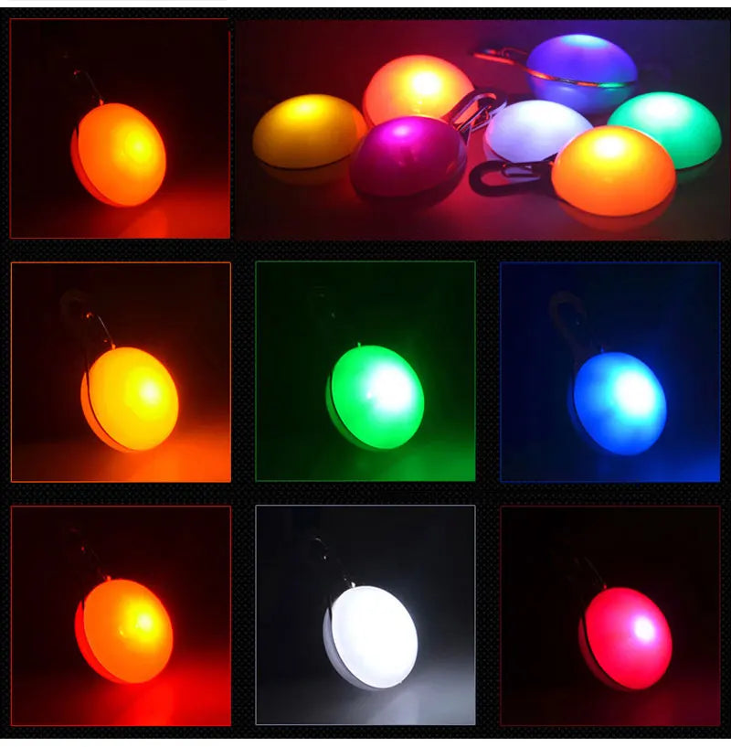 Led Luminous Dog Cat Collar Glowing Pendant Pet Leads Glow Accessories Bright Necklace Luminous Collar Night Safety Decoration