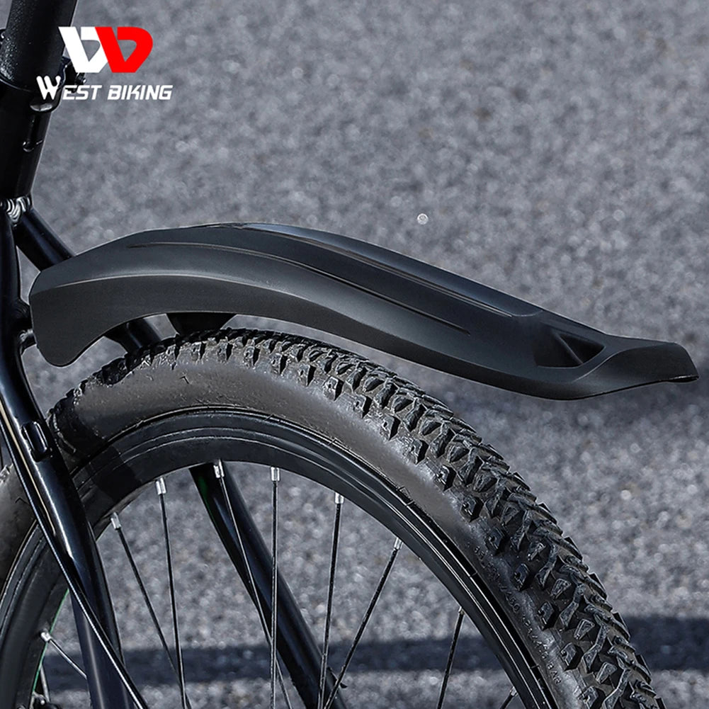 2Pcs Bike Fenders Mudguard Dustproof Cycling Splash Guard Universal Bicycle Mudguard Splash Proof for Mountain Bike