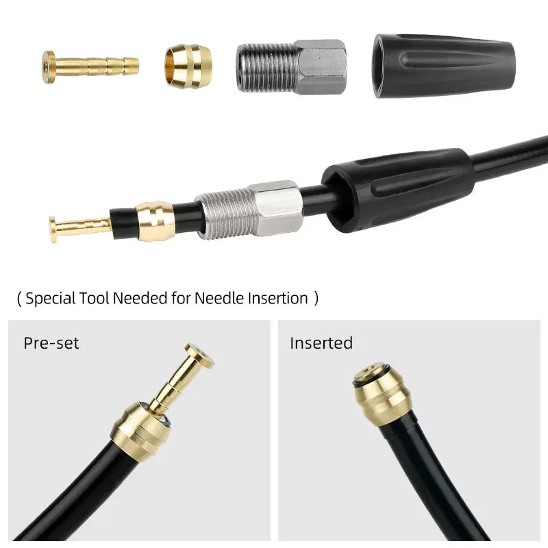 2500mm Bicycle Hydraulic Disc Brake Hose for Shimano BH59 BH90 Sram Magura Tektro 3 Layers Oil Tube Pipe Cycle Brake Replacement