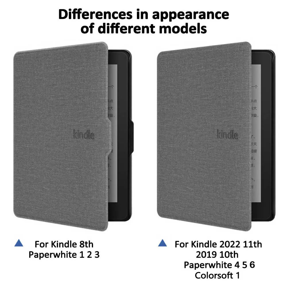 Case for Kindle 2024 2022 2021 Paperwhite Colorsoft 1 2 3 5 6 10th 11th 12th Generation 6 6.8 7 Inch Magnetic Pouch Cover Shell