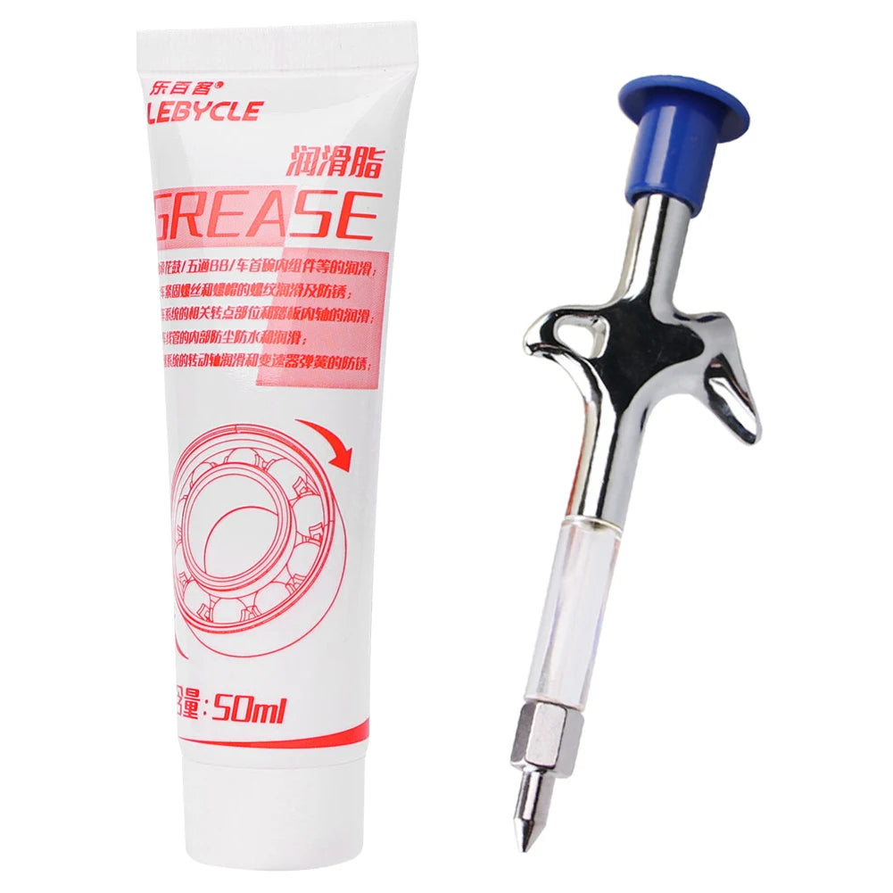 LEBYCLE Bike Bicycle Grease Lubricant MTB Bike Oil for Hub Bottom Bracket Headset Fork Flywheel Ball Bearing Grease