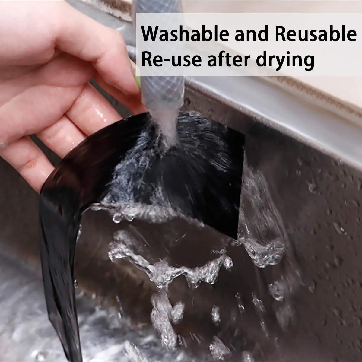 1-10m Nano Carbon Fiber Car 3D Tape Sticker Door Mirror Paste Protector Strip DIY Protection Protective Film Waterproof Adhesive