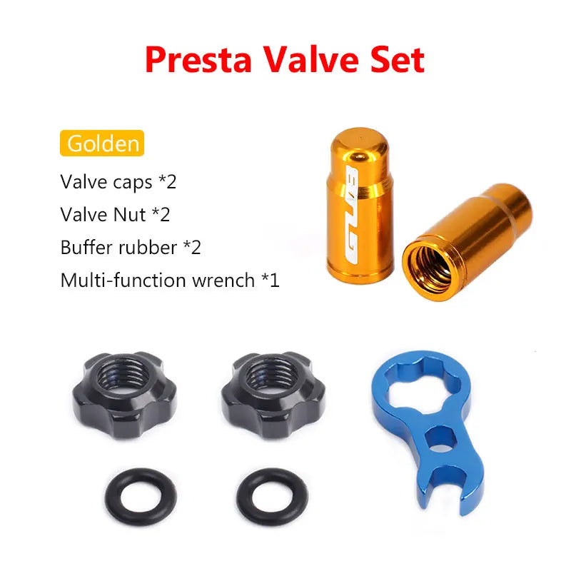 4pcs Aluminum Bicycle Tire Valve Cap Ultralight Mountain Road Bike Tyre Cap Schrader/Presta Tire Valve Protector MTB Accessories