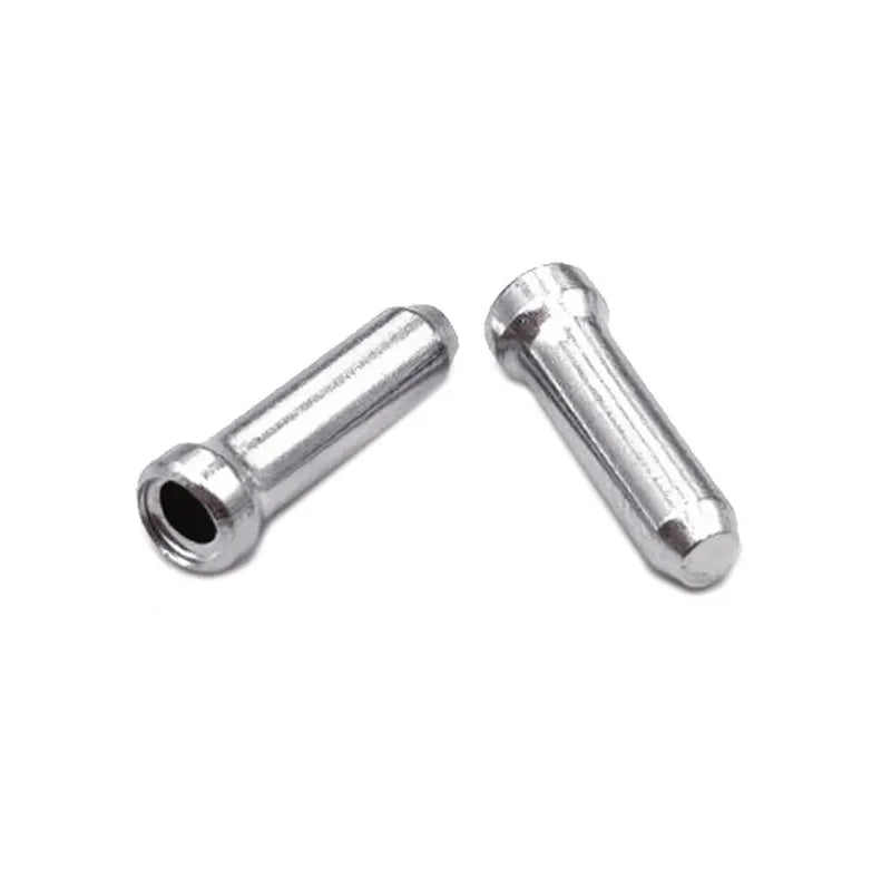 100pcs Bicycle Brake Shifter Cable Tips Aluminum Brake Line Derailleur Shift Inner Wire End Caps Tips Crimps MTB Bike Accessorie