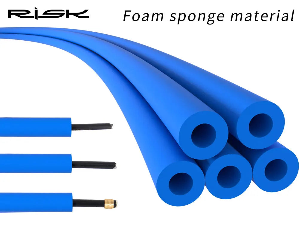 RISK 1.5M/lot Bike Frame Internal Housing Damper 6mm Foam Sleeve Bicycle Cable Dampener MTB Road Bike Shift/Brake/Hydraulic Tube