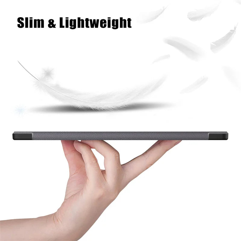 For Samsung Galaxy Tab S10 Ultra Case 14.6" Magnetic Fold PU Leather Stand Hard Tablet Funda For Galaxy Tab S9 Ultra Case Cover