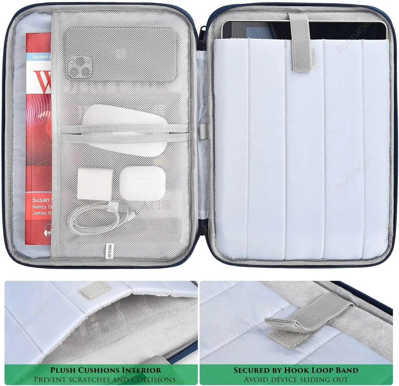 Sleeve Handbag Funda For Samsung Galaxy Tab S10 Plus SM-X820 SM-X826B 12.4" S9/S8/S7 Plus Tab S10 Ultra 14.6 Inch Pouch Case Bag