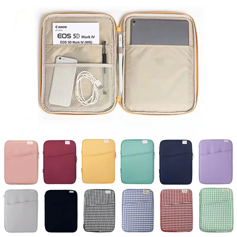 Tablet Bag 9-11inch For iPad Air4 5 Pro 11 10.9 iPad Case 10.5 inch For XiaoMi 5 Samsung Huawei Lenovo Shockproof Pouch Bags
