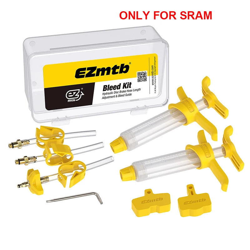 Universal Bicycle Hydraulic Disc Brake Oil Bleed kit For Shimano Magura Hope Tektro Sram Avid Mula Hayes Bike Brake Repair Tools