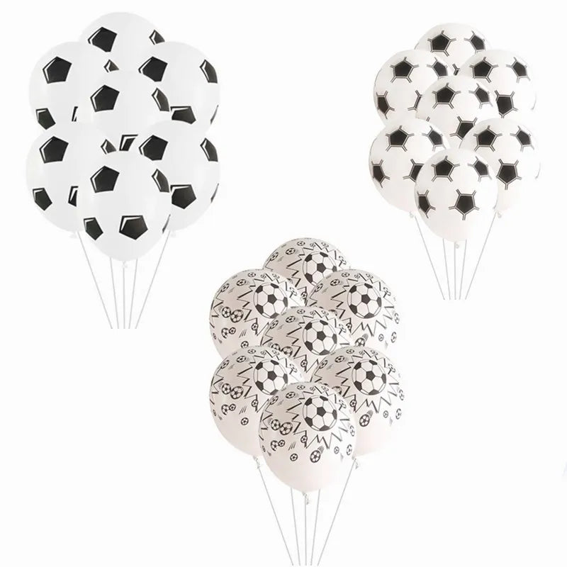 40pcs 12 inch Thicken Soccer Balls Football Latex Balloons Birthday Party Decoration Kids Children's Toys Football Theme Party