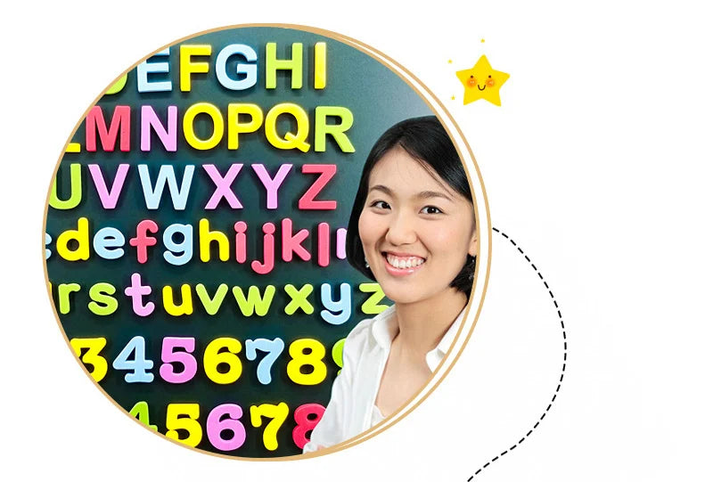 24-76pcs Magnetic Alphabet Letters EVA Foam Refrigerator Stickers Toddlers Kids Learning Spelling Counting Educational Toys Gift