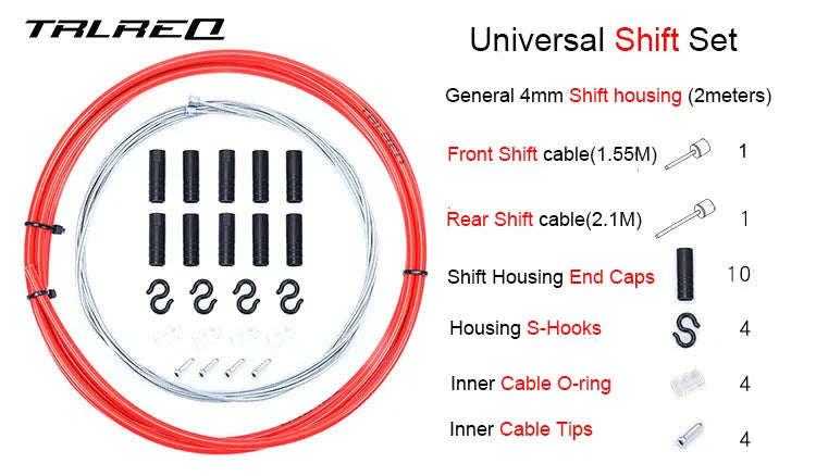 Bicycle Brake/Shift Cable&Housing Group Sets For MTB Bike Road Bicycle Shift Gear Derailleur/Brake kits Wire Tube Line Hose