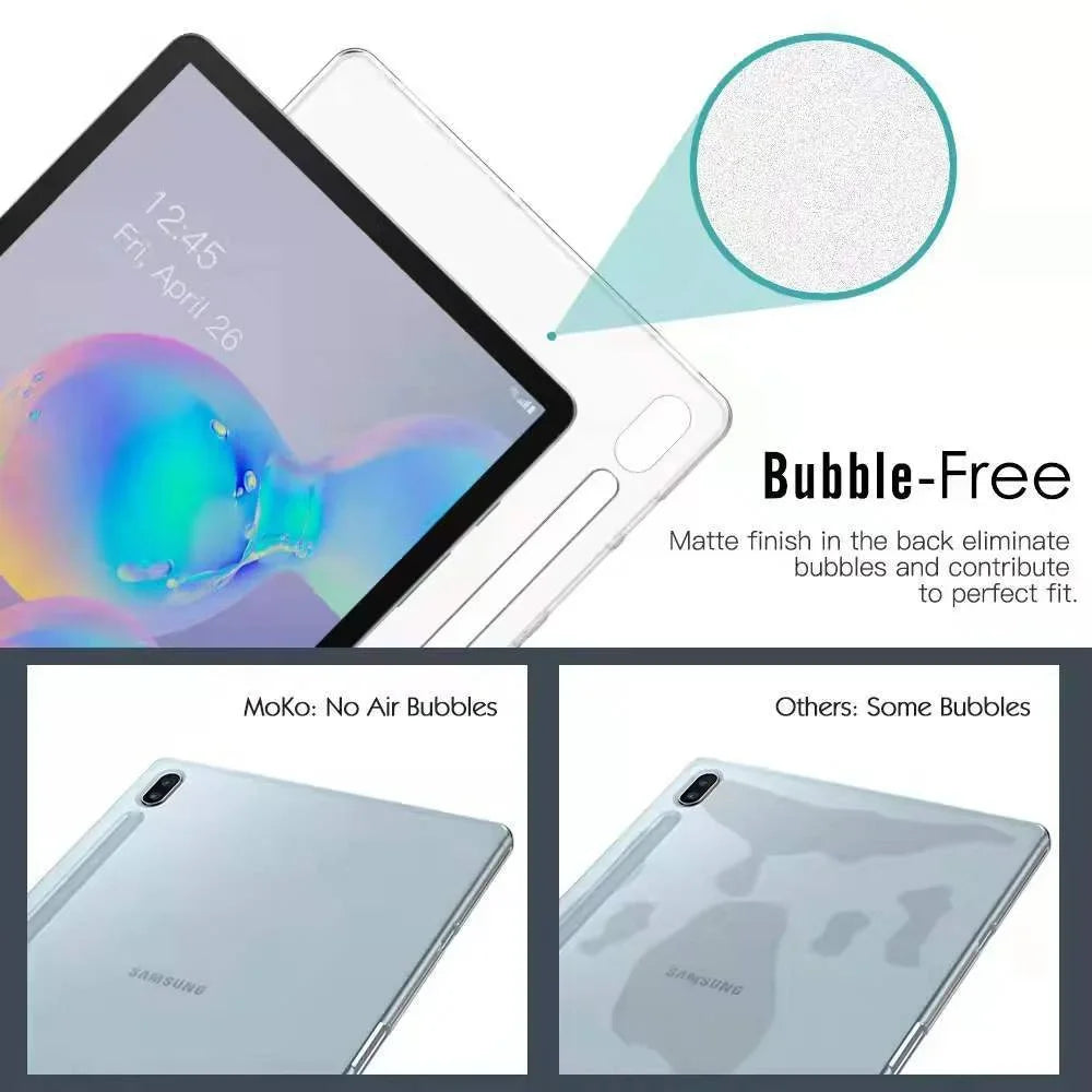 For Samsung Galaxy Tab S7/S8/S9 Plus Fe Case SM-T870 T970 T860 P610 T736 X800 X806 Cover Screen Protector for Tab S6 lite 10.4