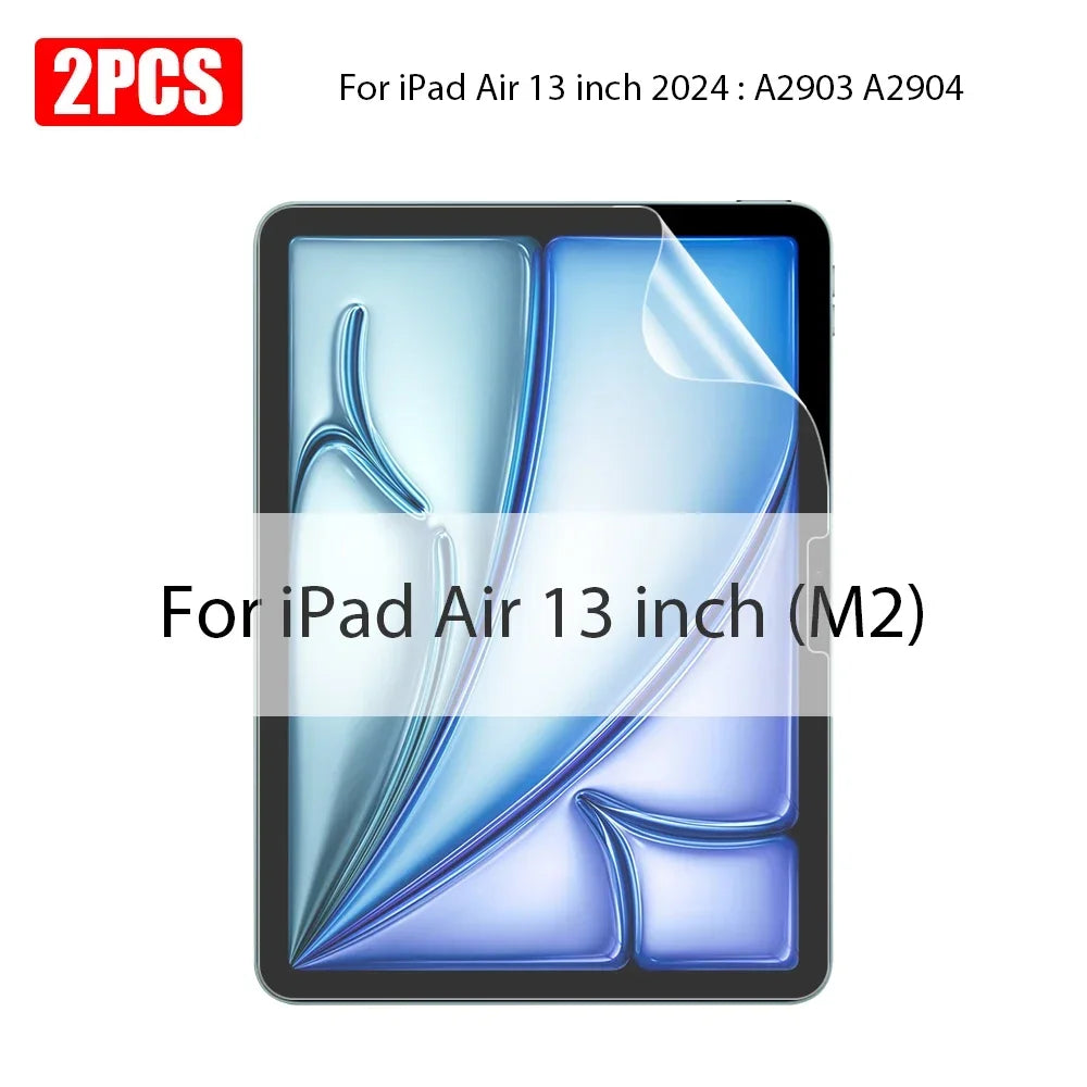 2Pcs/pack Paper Feel Screen Protector Painting Matte PET Film For iPad Pro 11 13 M4 12.9in Air Mini 8th 9th 10th Gen 9.7 10.9