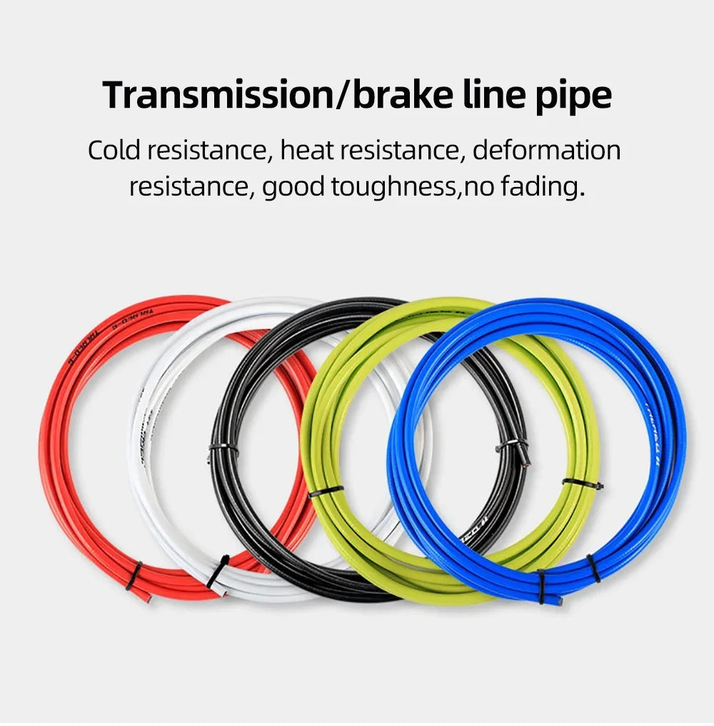 3m Bicycle Brake Cable/Shift Cable Housing 4mm/5mm Bike Brake Cables Tube MTB Road Bikes Brake Shifter Derailleur Cable Line