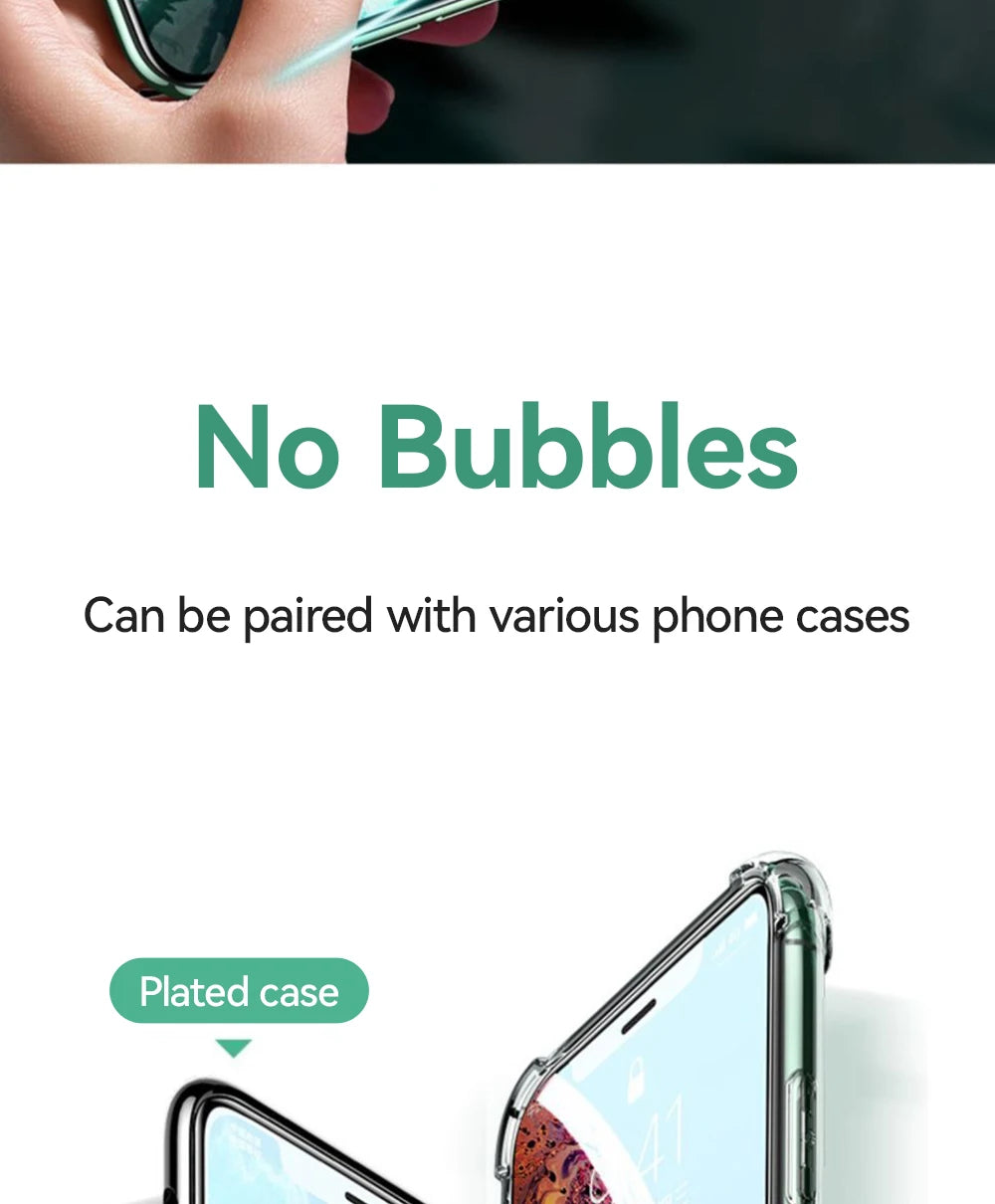 Joyroom 3/2/1PCS HD Glass For iPhone 16 15 Pro Max Screen Protector Full Screen Tempered Glass Protection For iPhone 16 15 Pro