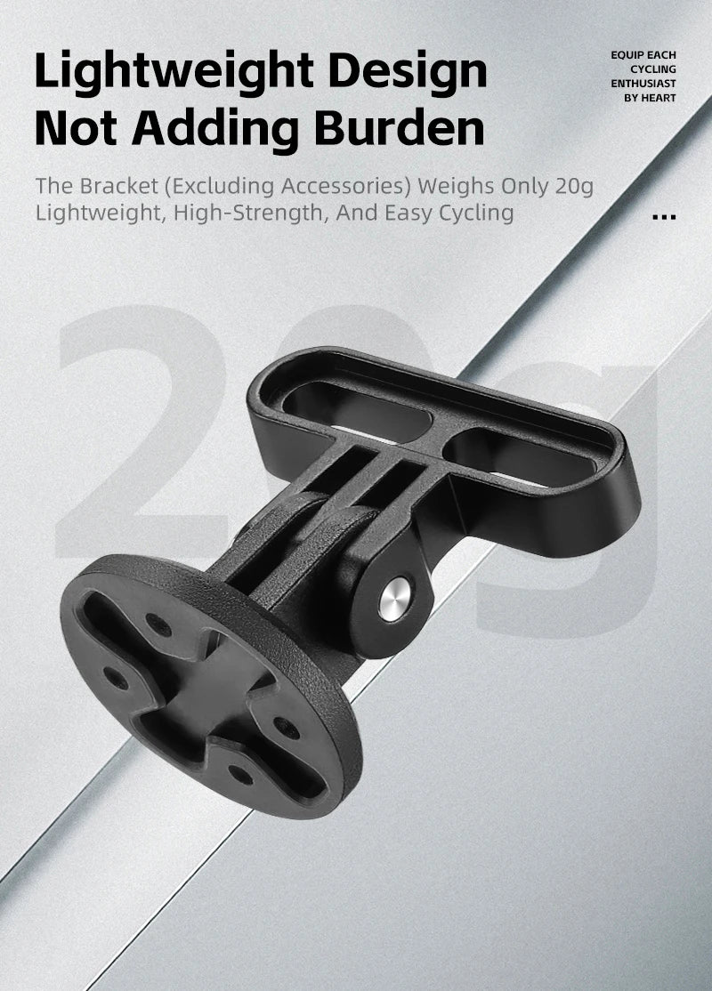 WEST BIKING Bike Bracket Front Light Lamp Holder Aluminum Alloy Extension Holder for Bicycle Computer Wahoo Bryton Garmin Bracke