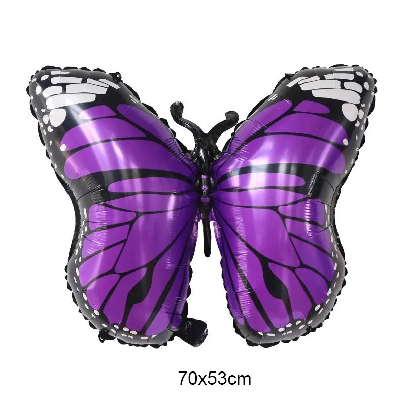 Large Butterfly Aluminum Foil Balloons Butterfly Helium Air Globos Birthday Party Decorations Baby Shower Kids Toy Photo Props