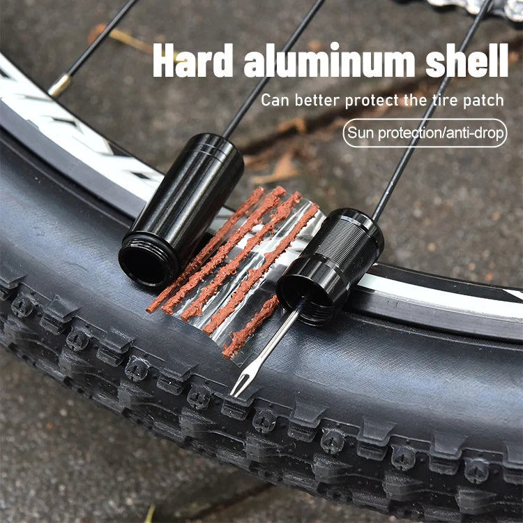 Fast Bike Tubeless Tire Repair Kit Plug EDC Urgent Glue Patch Sealant Rubber Stripes Tyre Drill MTB Road Bicycle Accessories