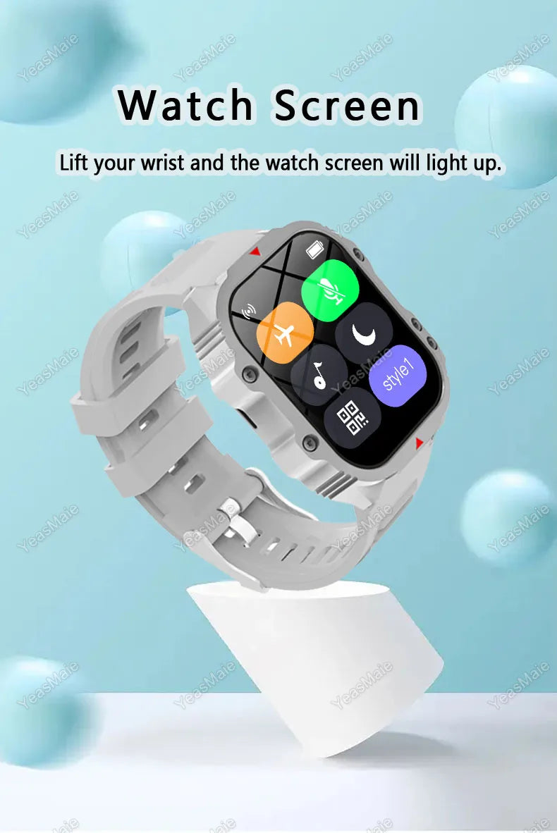 GPS Watch Tracker Outdoorsport Smart Watch Waterproof Phone Calls Heart Rate Monitor Weather Sync DIY Watch Faces Smart Bracelet