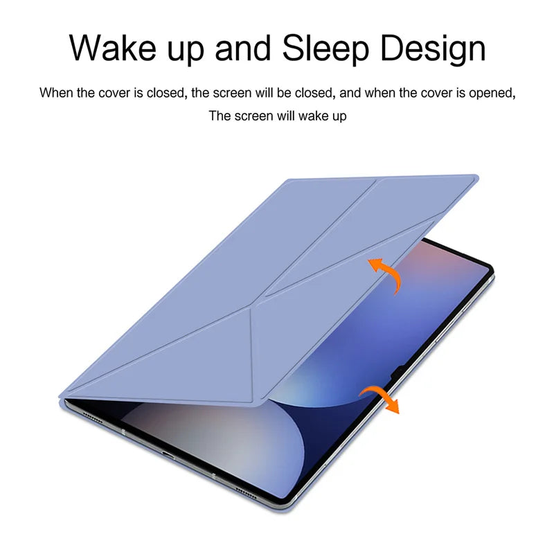 Samsung Galaxy Tab S10 S9 S8 S7 Plus FE 12.4 11 inch Magnetic Case for Tab S10 S9 S8 Ultra 14.6 inch Pencil Holder Cover