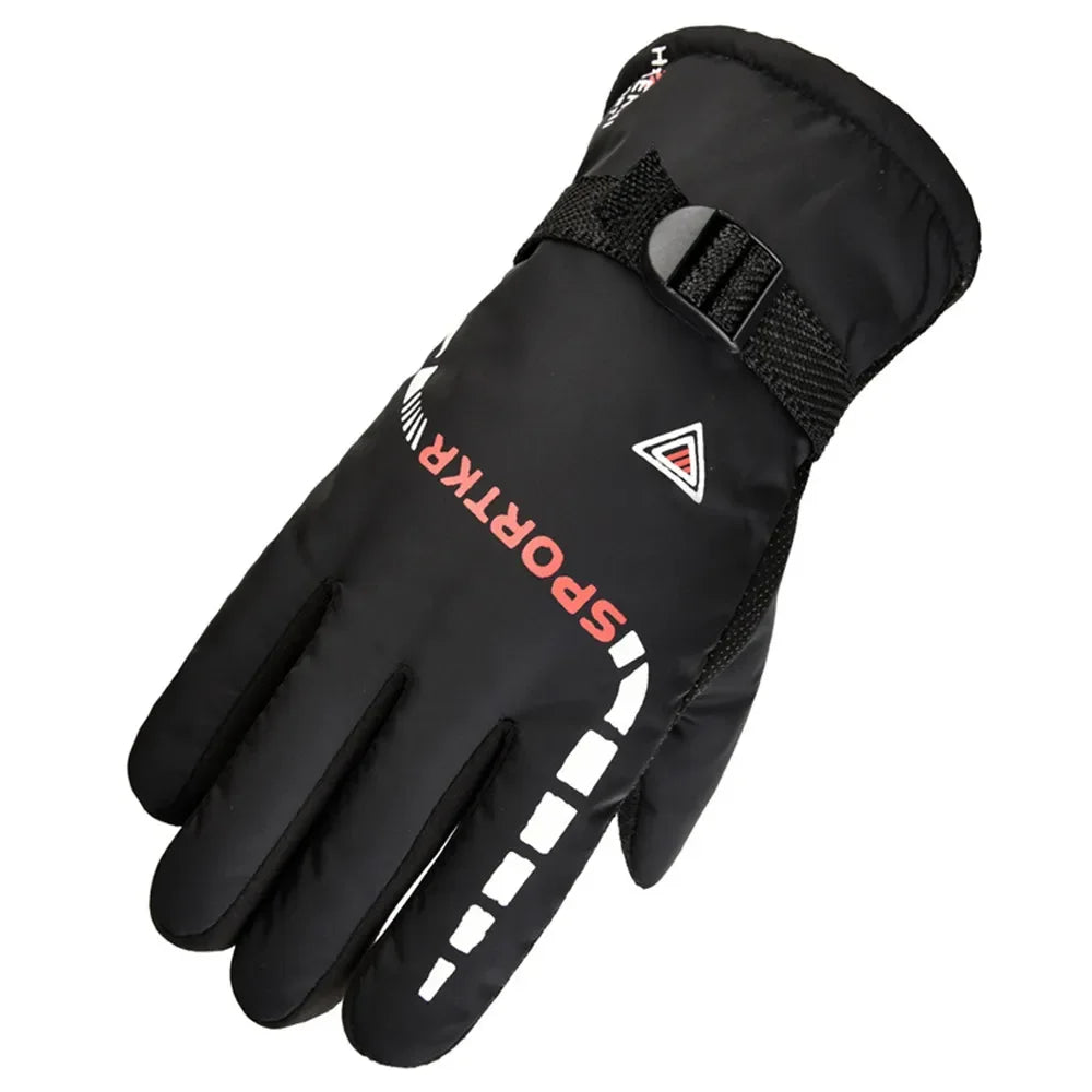 Outdoor Driving Sport Gloves Windproof Waterproof Thermal Gloves For Men Women Touchscreen Full Finger Glove