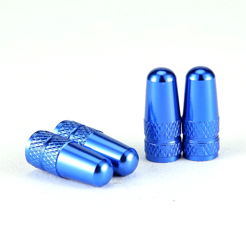 4Pcs/Set Aluminum Alloy Road MTB Track Racing Bike Tube Tyre Bicycle Tire Wheel French Valve cap Presta AIR Valve Caps