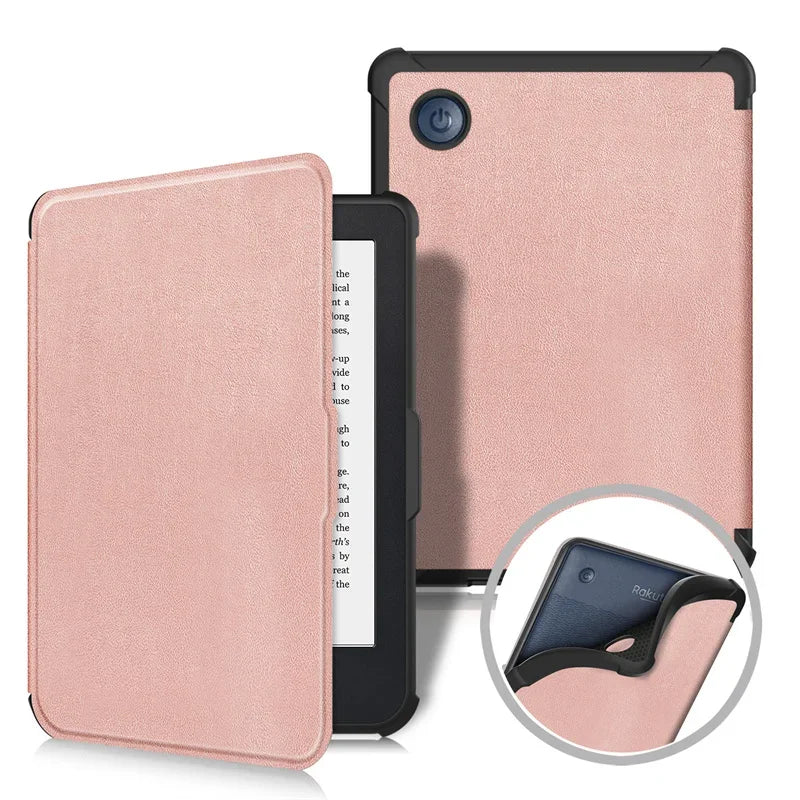 For Kobo Clara BW / Clara Colour 2024 Case 6 inch Auto Wake Sleep PU Leather Cover Soft Magnetic Ereader Hoesje N365 N367 Funda