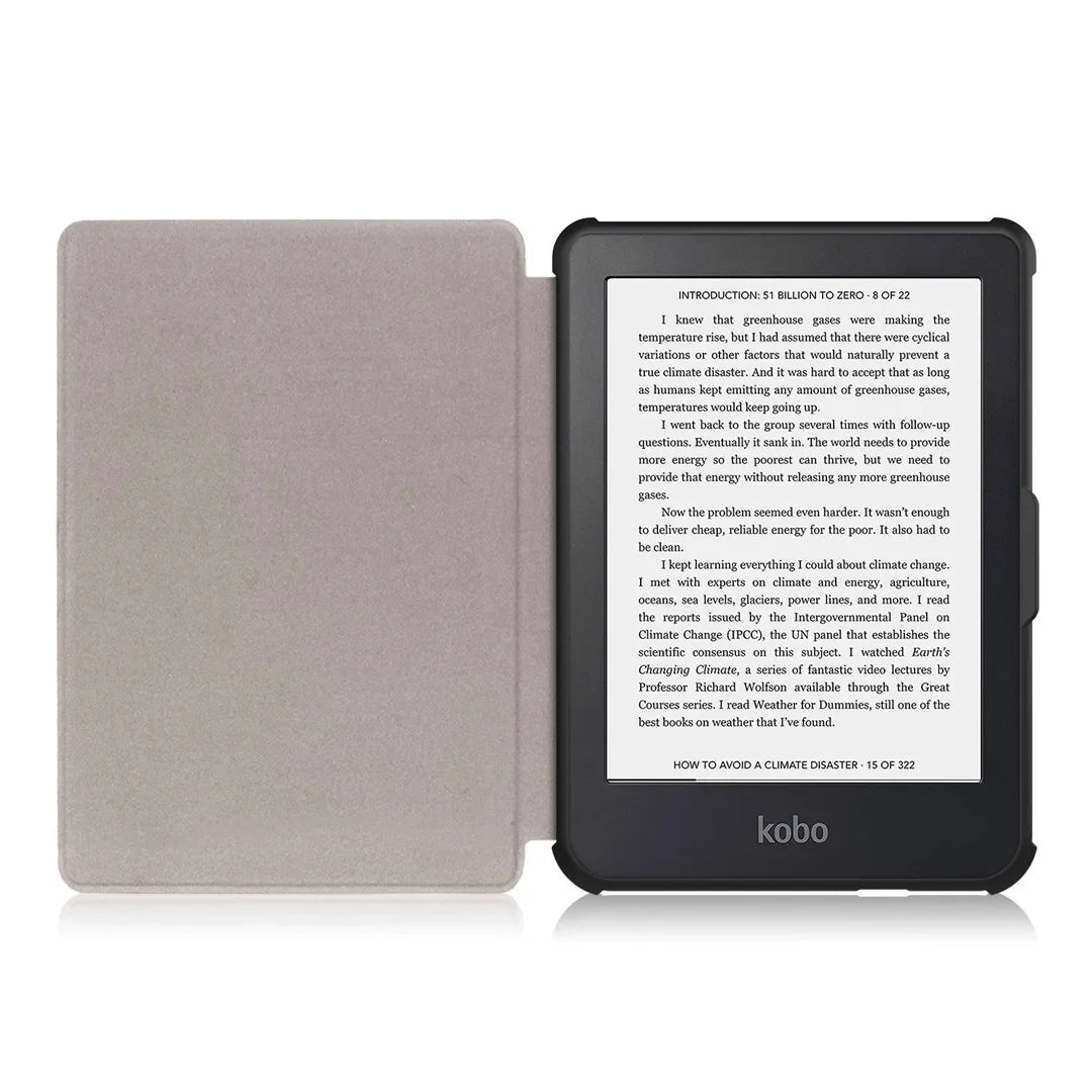 For Kobo Clara BW / Clara Colour 2024 Case 6 inch Auto Wake Sleep PU Leather Cover Soft Magnetic Ereader Hoesje N365 N367 Funda