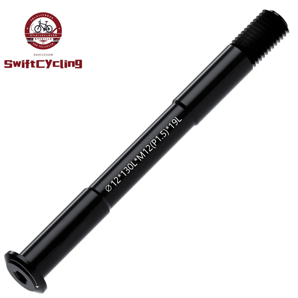 Swift MTB Road Bike Thru Axle Front Fork Shaft Skewers M12xP1.0/1.5/ 12x142/148 Bicycle Quick Release Skewer Wheel Accessories