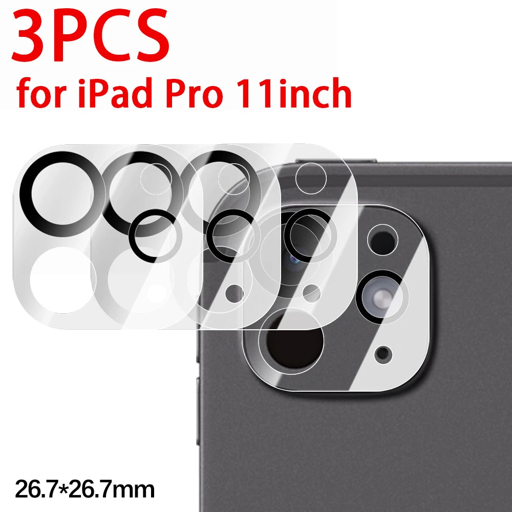 5-1PCS Tempered Glass Lens Films for Apple IPad Pro 2024 11 13 Inch HD Clear Anti-scratch Tempered Camera Screen Protectors