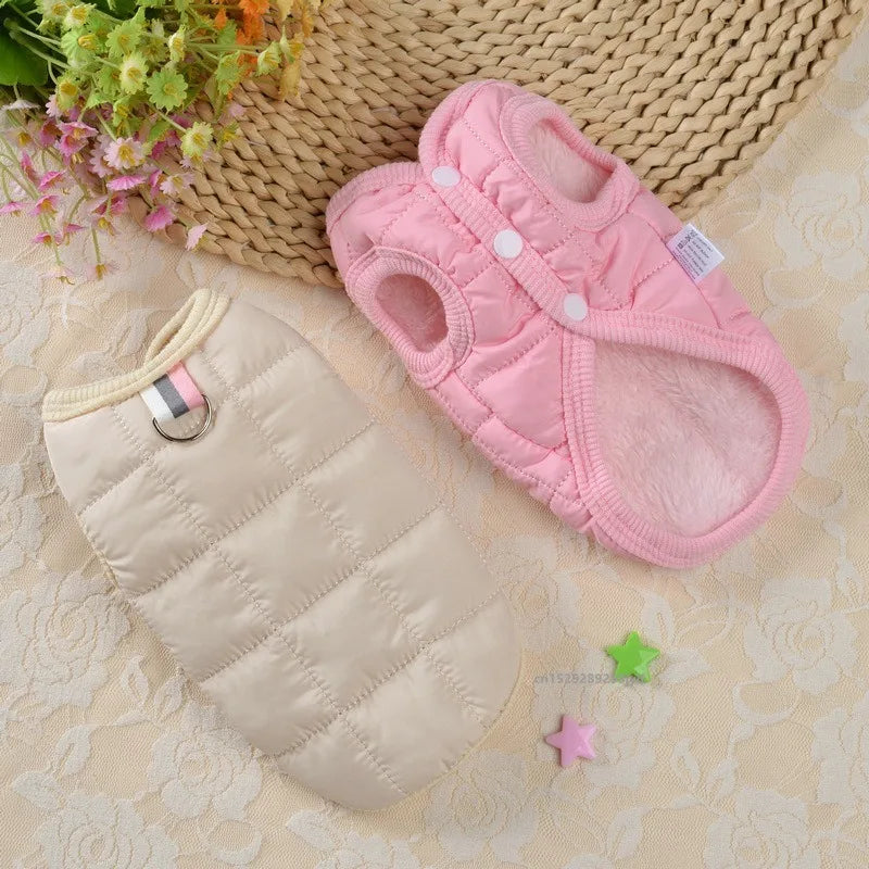 Winter Warm Dog Coat Jacket Windproof Pet Clothes for Small Dogs Padded Clothing Chihuahua Clothes Pet Supplies