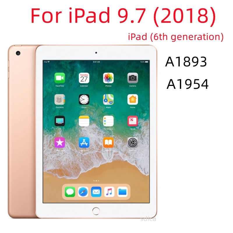 For iPad 10.2 9th 8th 7th Pro 9.7 10.5 10.9 11 Air Mini 6 5 4 3 2 1 7.9 2021 2020 2019 2018 2017 Tempered Glass Screen Protector