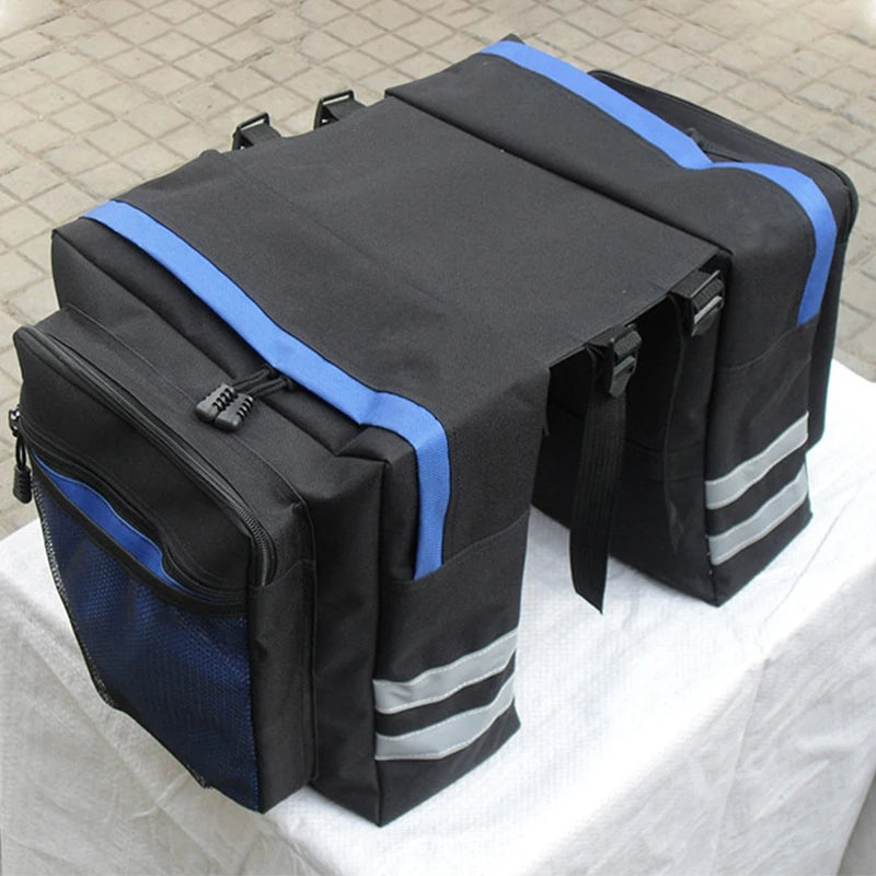 Cycling Double Side Rear Rack Bike 2 In 1 Camo Trunk Bag Mountain Road Bicycle Tail Seat Pannier Pack Luggage Carrier Bike Bag