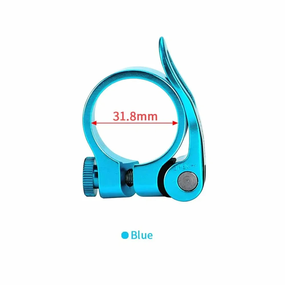 LUNJE Road Bike Aluminum Ultralight Bicycle Seat Post Clamp 28.6mm 31.8mm 34.9 mm Mountain Road bicycle seatpost clamp bicycle